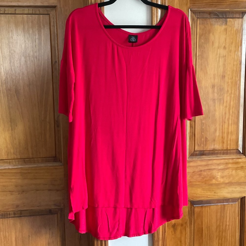 Red Shirt Size XL Perfect for Layering Agnes & Dora UGA Game Day Clothing